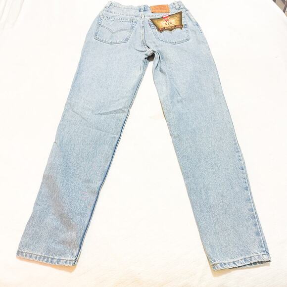 Levi's 512 Vintage Deadstock Slim Fit Tapered Leg Light Denim Jeans Size 11 NWT - Picture 3 of 8
